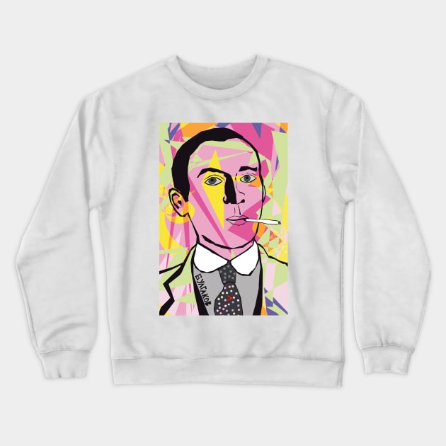 Mikhail Bulgakov III Crewneck Sweatshirt by Exile Kings 